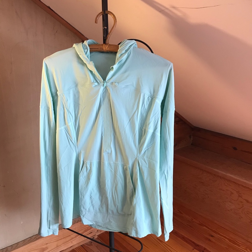 Lululemon Mint Half Zip Hoodie, EUC, 10 - Picture 1 of 16